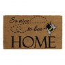 JVL JVL Coir Nice To Bee Home Mat 40 x 70cm