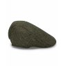 CAP WP S/M TWEED GREEN HERRINGBONE