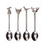 SPOONS 4PK COUNTRY ANIMALS