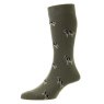 SOCKS COW HJ62 6-11 OLIVE