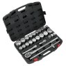 SOCKET SET 26PC 3/4" 12 POINT DRIVE