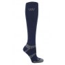 SOCKS RIDING M LONG PK2 NVY/GRY