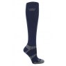 SOCKS RIDING S LONG PK2 NVY/GRY