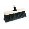 YARD BRUSH 13" BLK PVC COMP+SOCKET