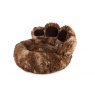 Snug & Cosy Snug & Cosy Anti-Anxiety Pet Donut Brown Paw