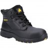 BOOT AS605C 8 BLACK SAFETY LADIES