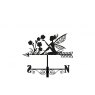 *WEATHERVANE METAL FAIRY SILHOUETTE