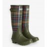 Barbour Barbour Tartan Bede Wellingtons Olive