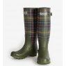 Barbour Barbour Tartan Bede Wellingtons Olive