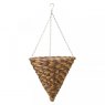 SMARTGAR 14" Faux Rattan Cone Earth Braid