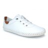 Lunar Lunar St Ives Leather Trainer White