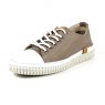 Lazy Dogz Lazy Dogz Truffle Leather Trainer Taupe