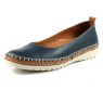 Lunar Lunar Dove Leather Pump Shoe Navy