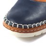 Lunar Lunar Dove Leather Pump Shoe Navy