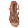 Lunar Lunar Mariella Beaded Sandal Orange