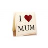 CARD I HEART MUM TWEED