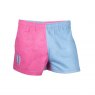 SHORTS XXL PINK/BLUE HARLEQUIN