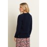 CARDIGAN POP 8 NAVY KNITTED