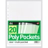 POLY POCKETS A4 20'S