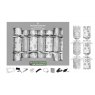 *XMAS CRACKER SNOWFLAKE 8PK