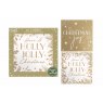 XMAS CARD 10PK HOLLY JOLLY