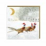 XMAS CARD 6PK SANTA DASH