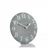 CLOCK FLAX BLUE 6" MANTEL ARABIC