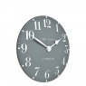 CLOCK FLAX BLUE 12" WALL ARABIC