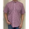 SHIRT S/S XXL RED CHECK