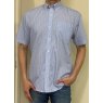 SHIRT S/S XXL BLUE CHECK