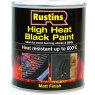 HEAT RESISTANT 500ML BLK RUSTINS