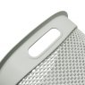 JVL JVL Droplette Laundry Basket 33L Ice Grey