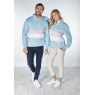 Whale Of A Time Whale Of A Time Unisex Suffolk Quarter Zip Sweatshirt Blue/Pink