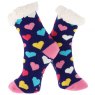 Nuzzles Nuzzles Fleece Heart Sock Assorted