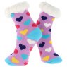 Nuzzles Nuzzles Fleece Heart Sock Assorted