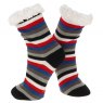 Nuzzles Nuzzles Fleece Striped Sock Assorted
