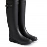 Hunter Hunter Refined Tall Eyelet Buckle Wellington Black