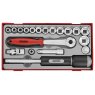 SOCKET SET 3/8" DRIVE 19PC TENG