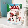 Personalised Bauble Christmas Card A