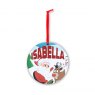 Personalised Bauble Christmas Card I