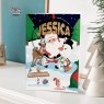 Personalised Bauble Christmas Card J