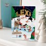 Personalised Bauble Christmas Card L