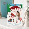 CARD BAUBLE POPPY XMAS