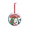 Personalised Bauble Christmas Card S