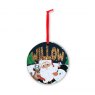 Personalised Bauble Christmas Card W