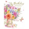 *CARD VASE OF FLOWERS