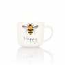 MUG HAPPY BEE YELLOW SIIP