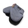 Cuisin Art Mini Oven Mitt Herringbone Blue 2 Pack