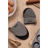 Cuisin Art Mini Oven Mitt Herringbone Blue 2 Pack