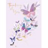 *CARD BUTTERFLIES DJ